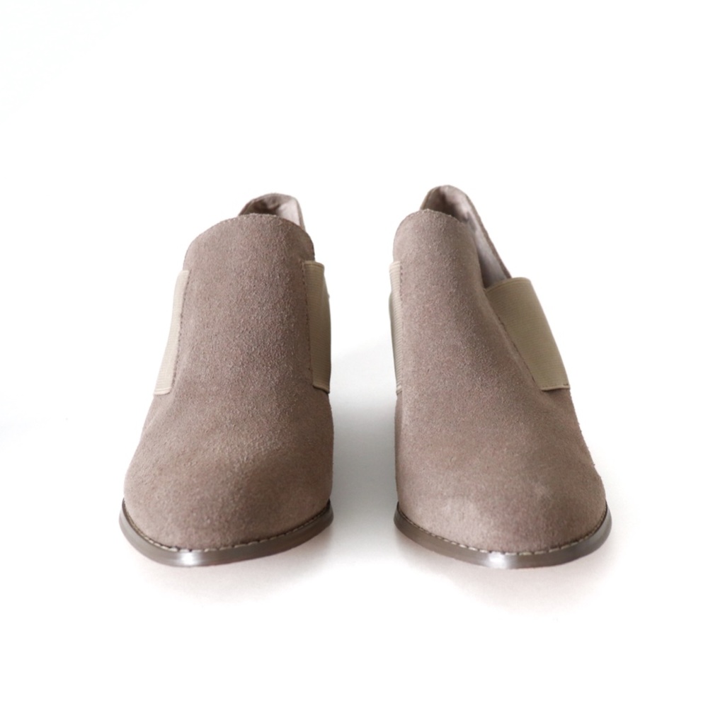 Yellowbox Taupe Ballon Suede Ankle Booties - Picture 3 of 12